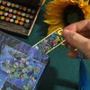 Metal Sunflower Hollow Bookmark